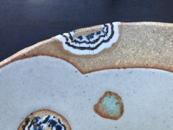 Keramik: Desserteller oval